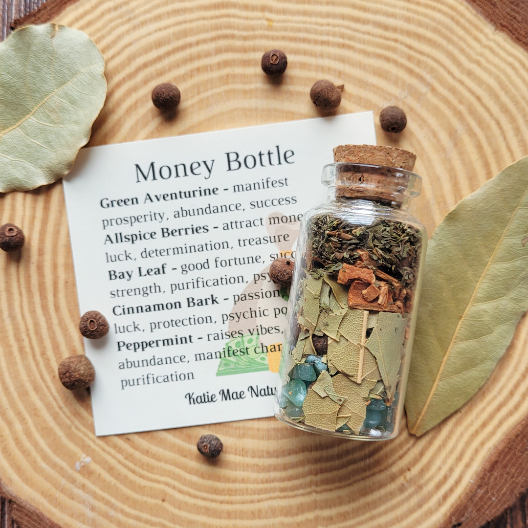 Attract Money Spell Bottle