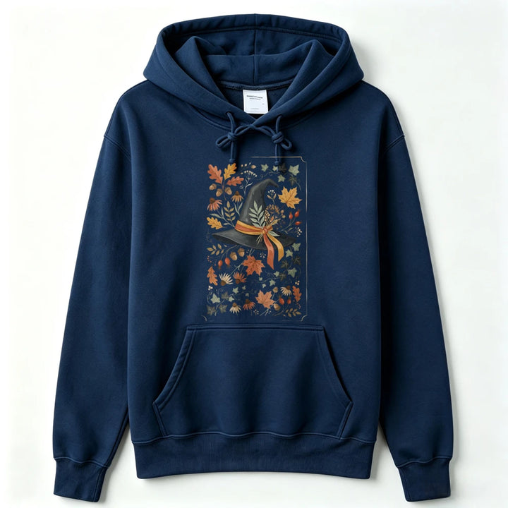 Autumn Witch Hat Hoodie - Blue