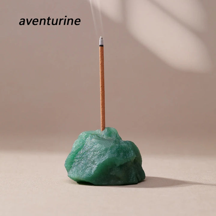 Aventurine Crystal Incense Holders