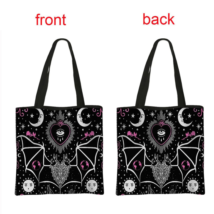 Bat Moon Gothic Tote Bag