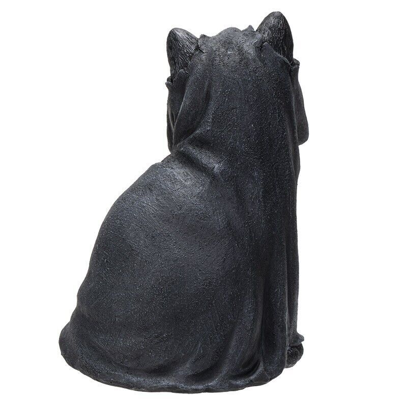 Black Cat Cloak Statue