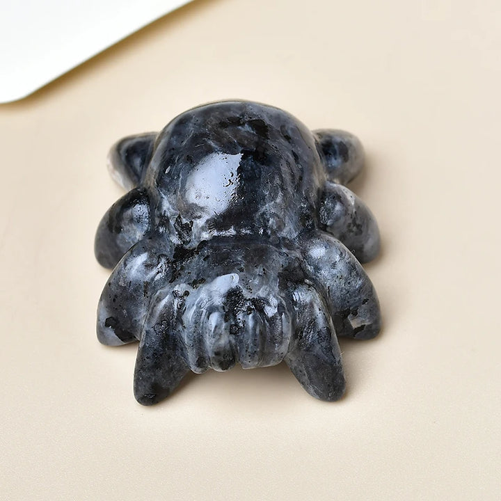 Black Labradorite Crystal Spider