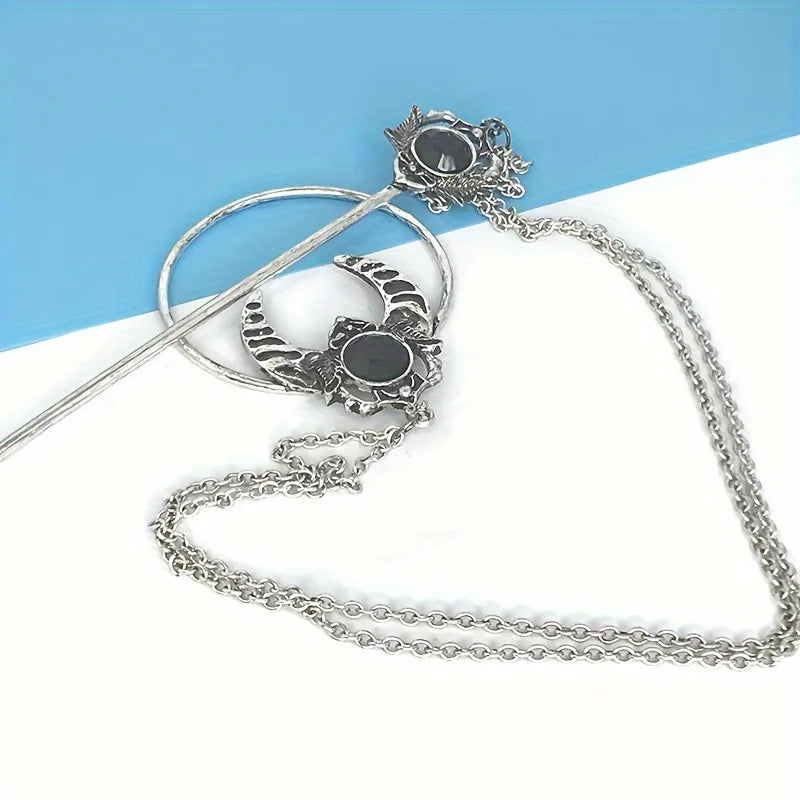 Black Moon Hair Accessory
