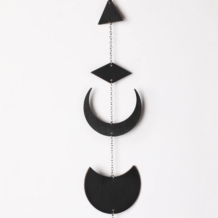 Black Moon Phase Wall Hanger