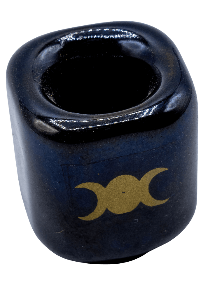 Black Triple Moon Candle Holder