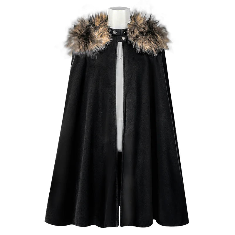 Black Viking Cloak