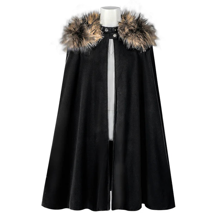 Black Viking Cloak