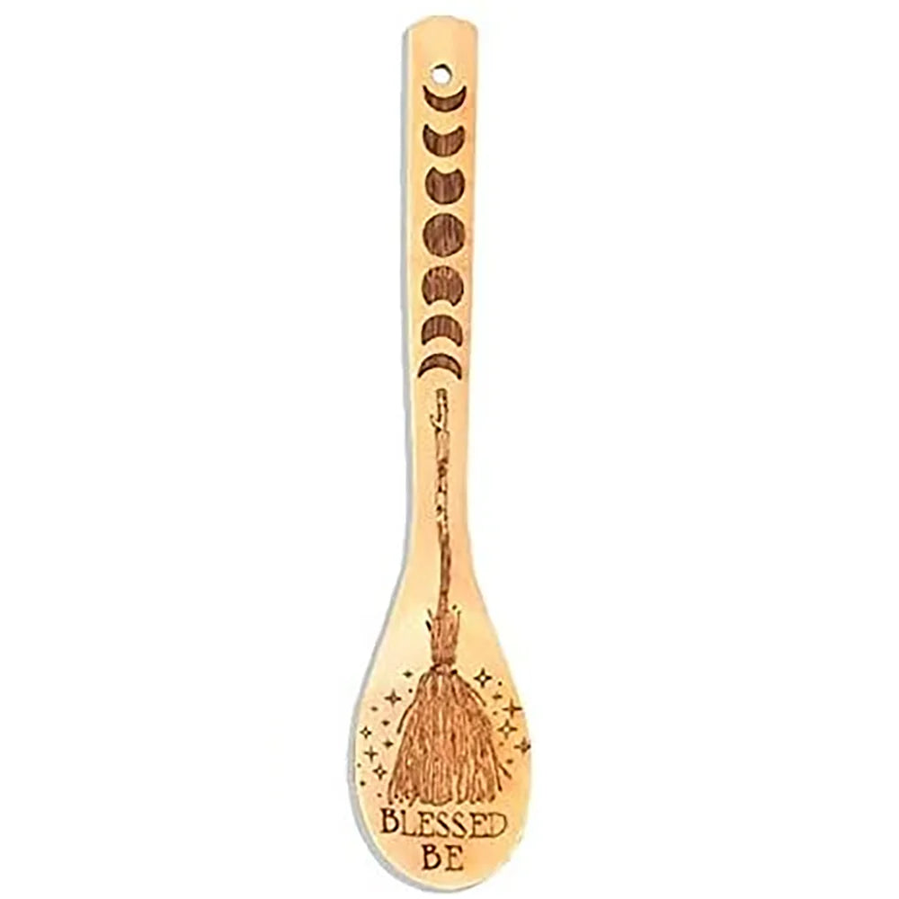 Blessed Be Wood Spoon