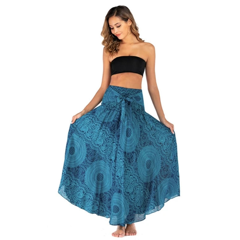 Blue Bohemian Skirt