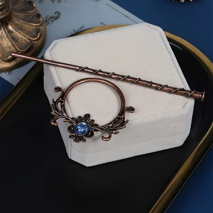 Blue Bronze Hair Fork