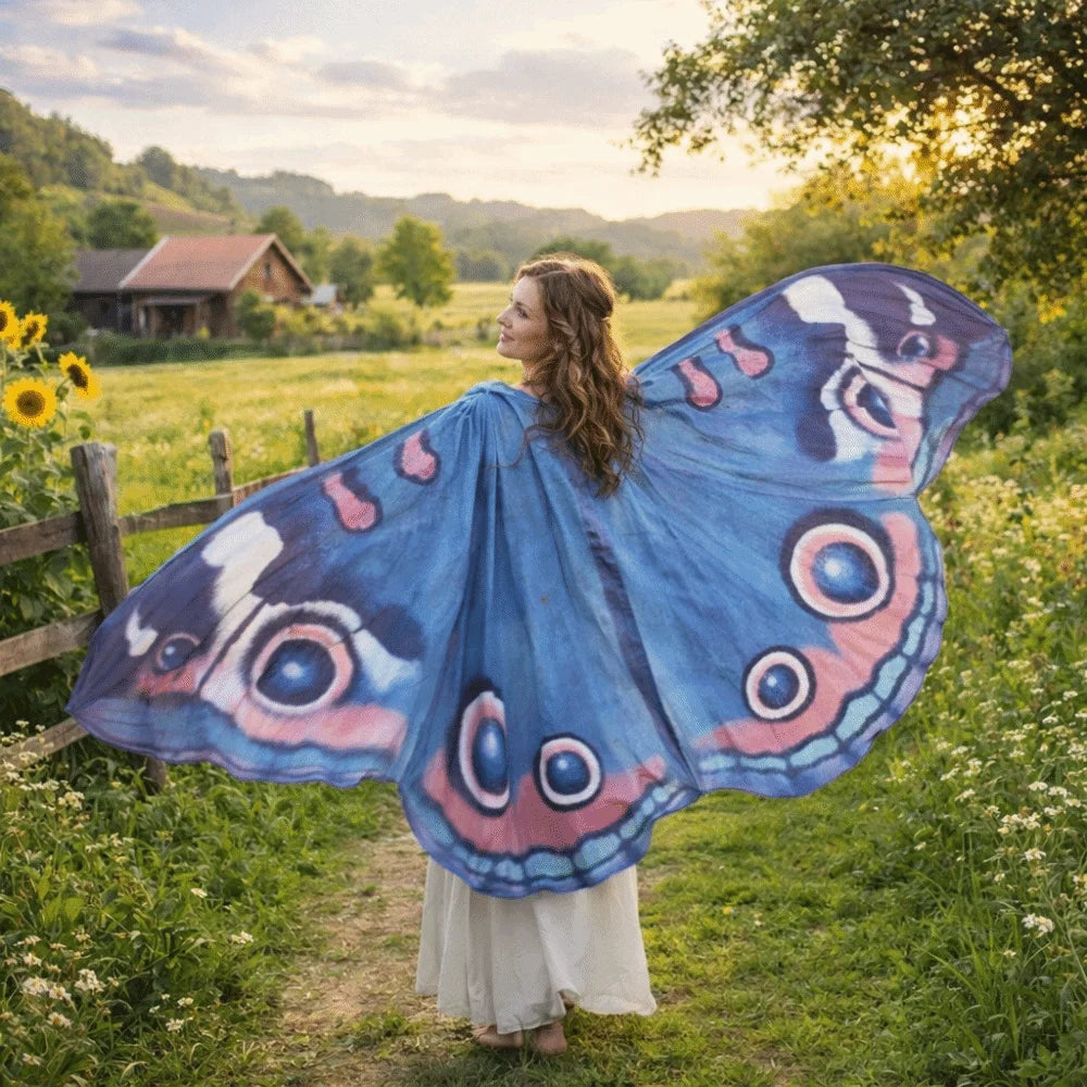 Blue Moth Capes Festival Wear