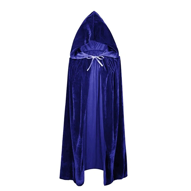 Blue Velvet Witch Cloak