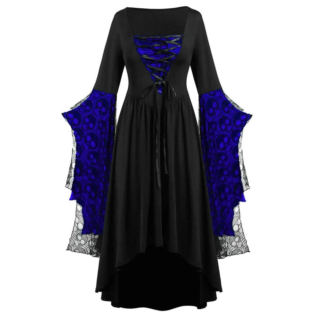 Blue Witch Halloween Dress Costume