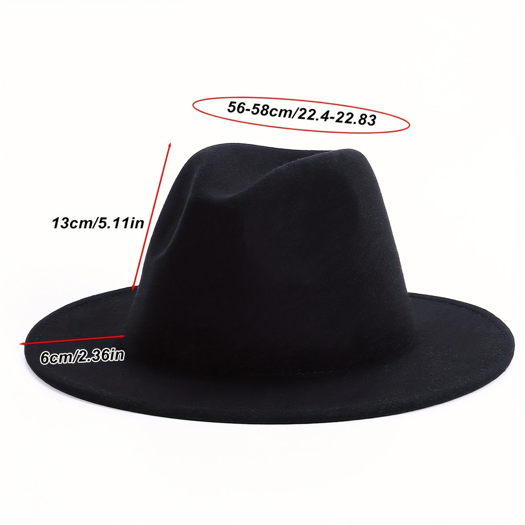 Boho Black Brim Hats