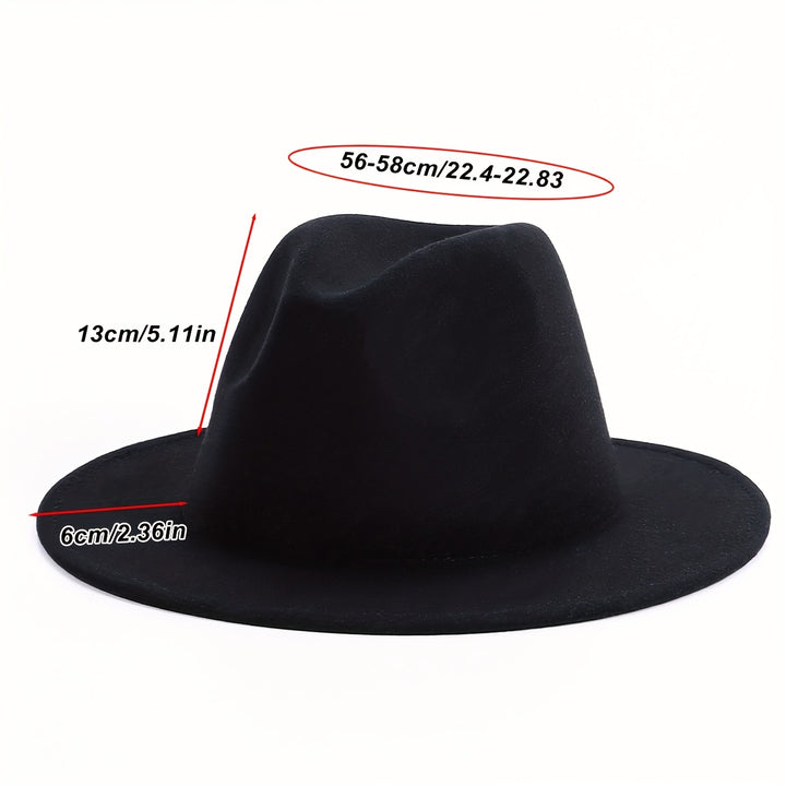 Boho Black Brim Hats