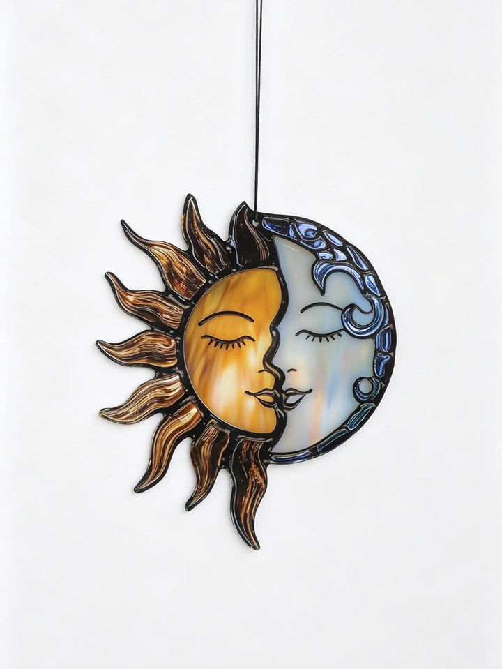 Boho Celestial Moon Sun Suncatchers