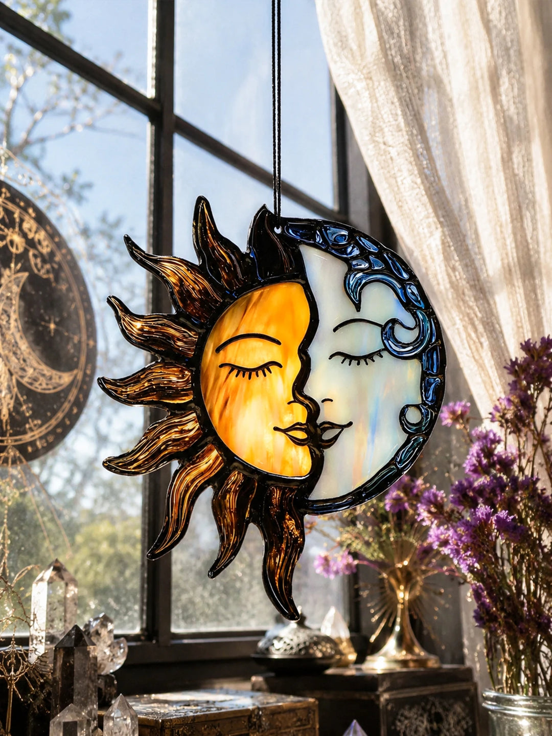 Boho Celestial Sun Catcher