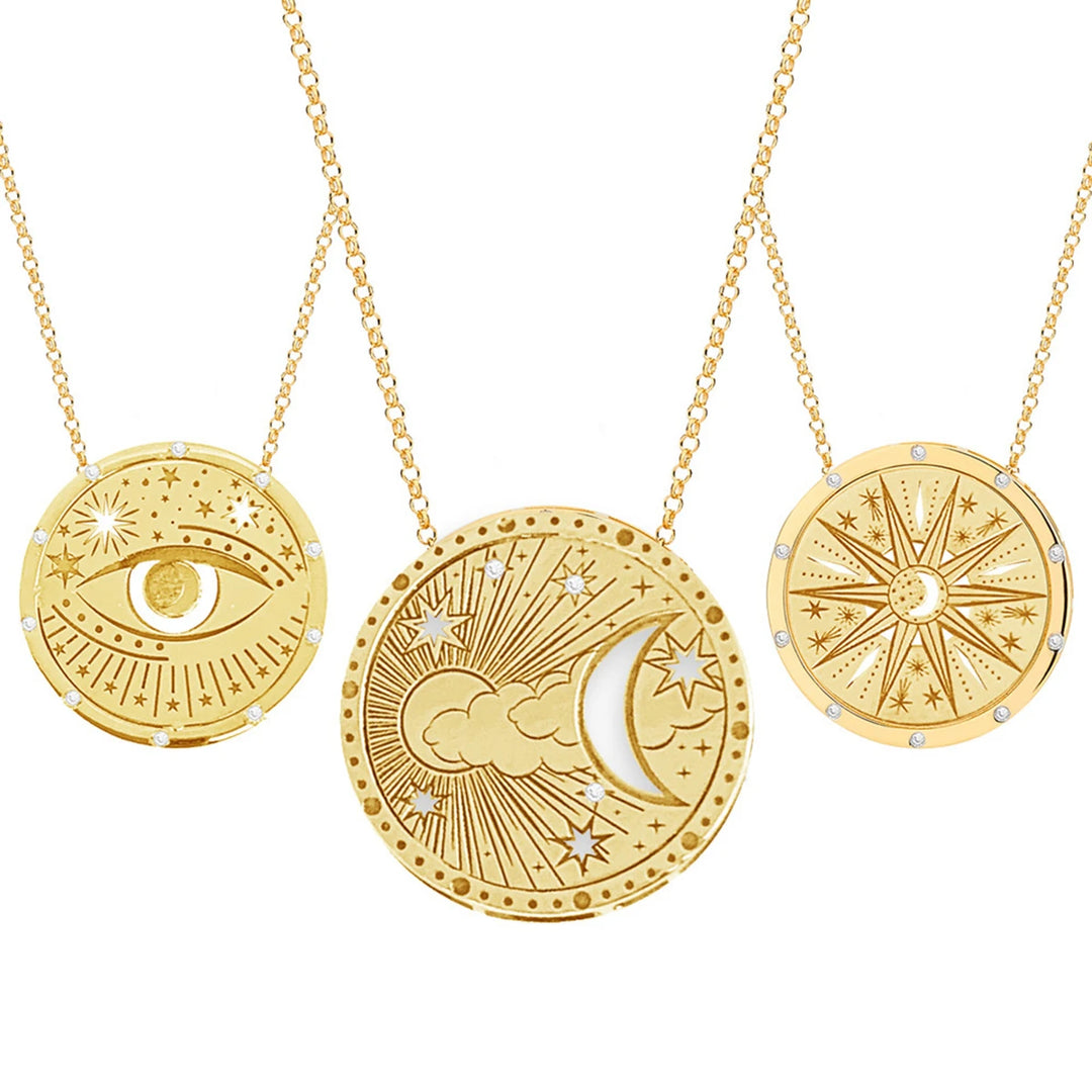 Boho Design Gold Necklaces
