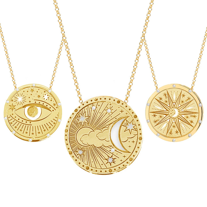 Boho Design Gold Necklaces