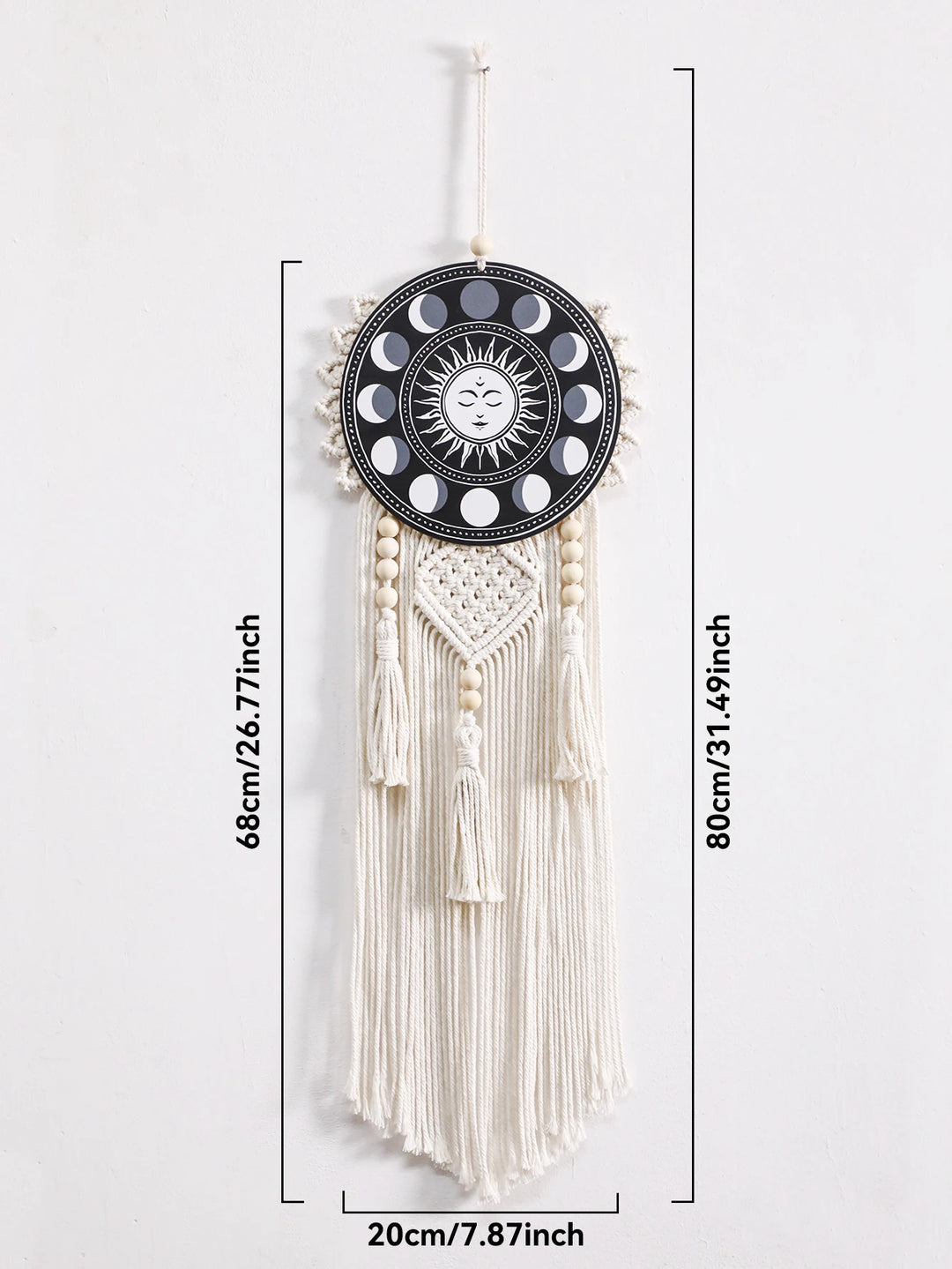 Boho Macrame Tassel Wall Decor