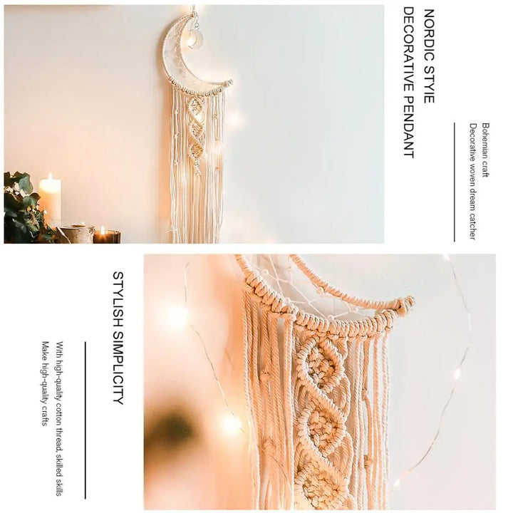 Boho Macrame Wall Hanging Decor