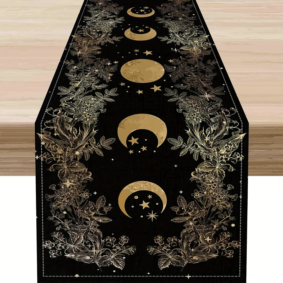 Boho Moon Phase Table Runner