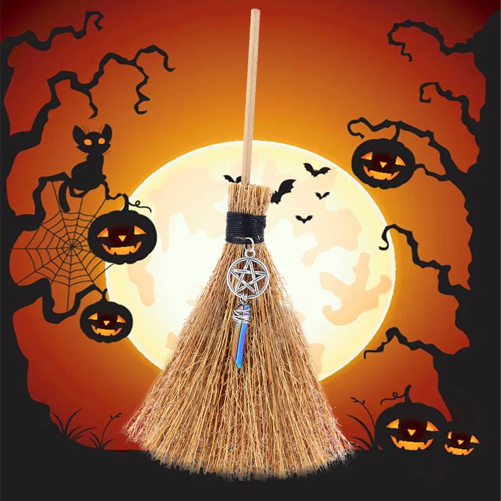 Broom Halloween Home Decor