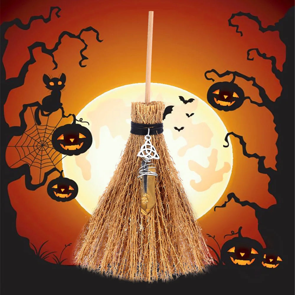 Broomstick Halloween Home Decor