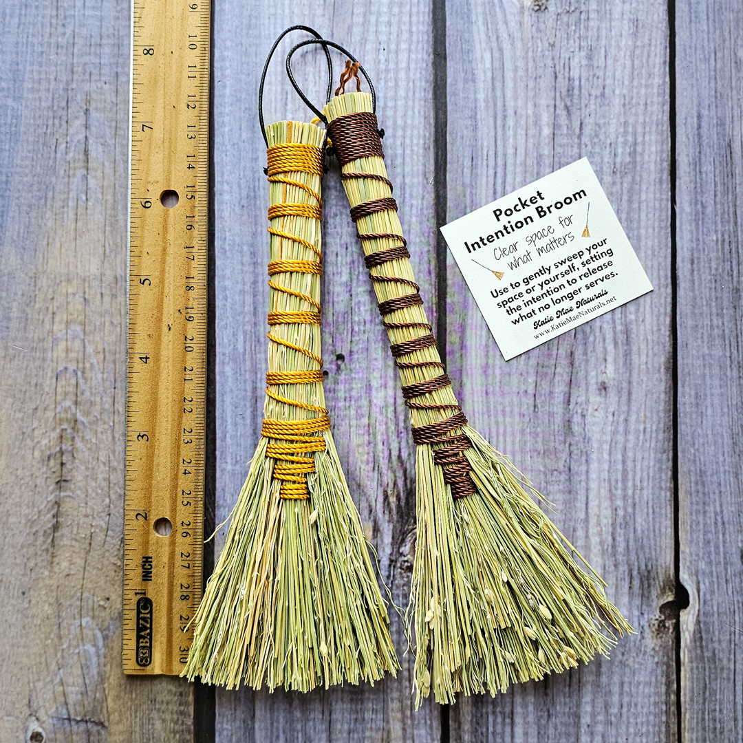 Brown and Yellow Witch Brooms
