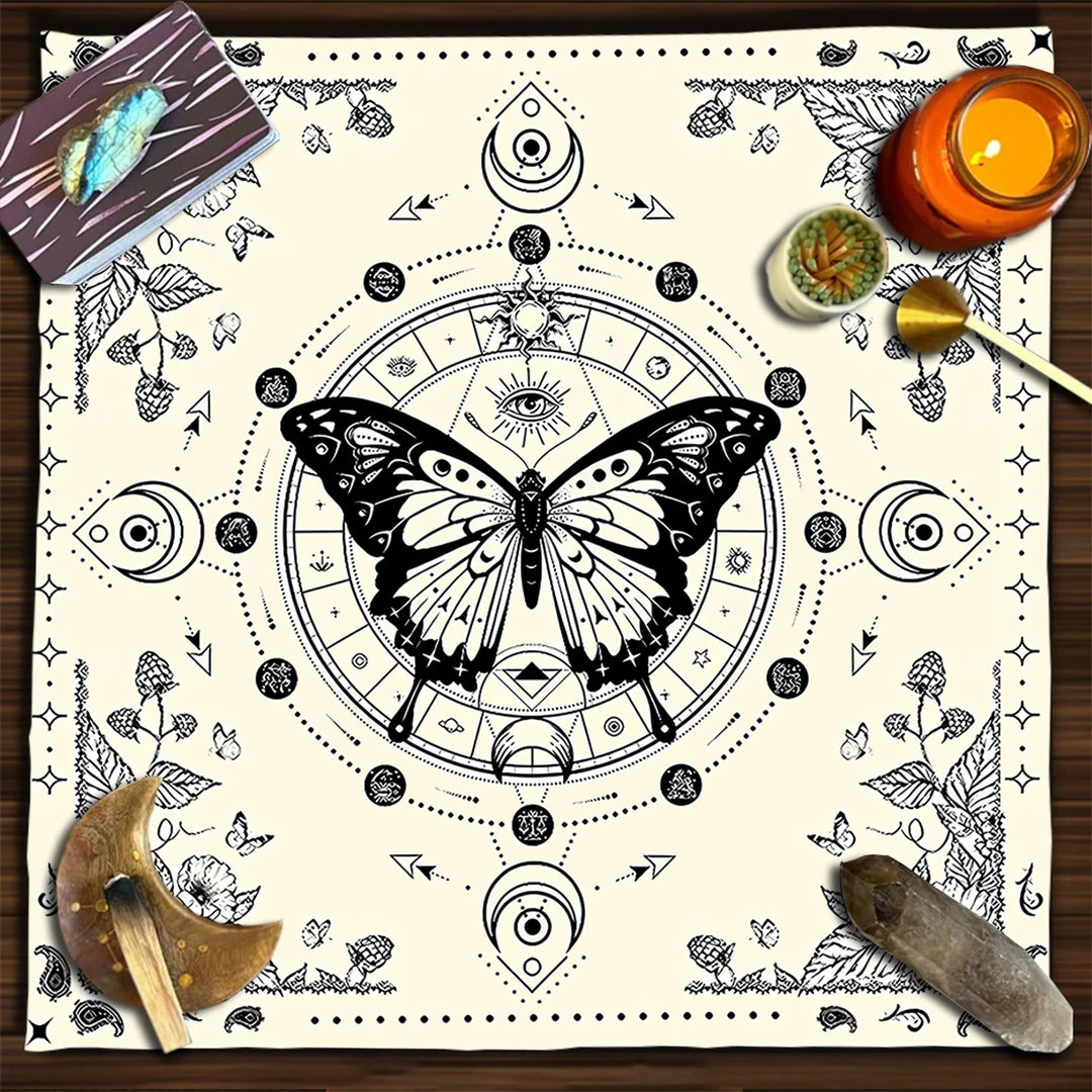Butterfly Eye Moon Altar Cloth