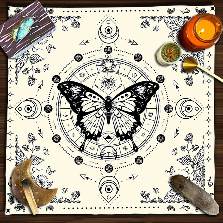 Butterfly Eye Moon Altar Cloth
