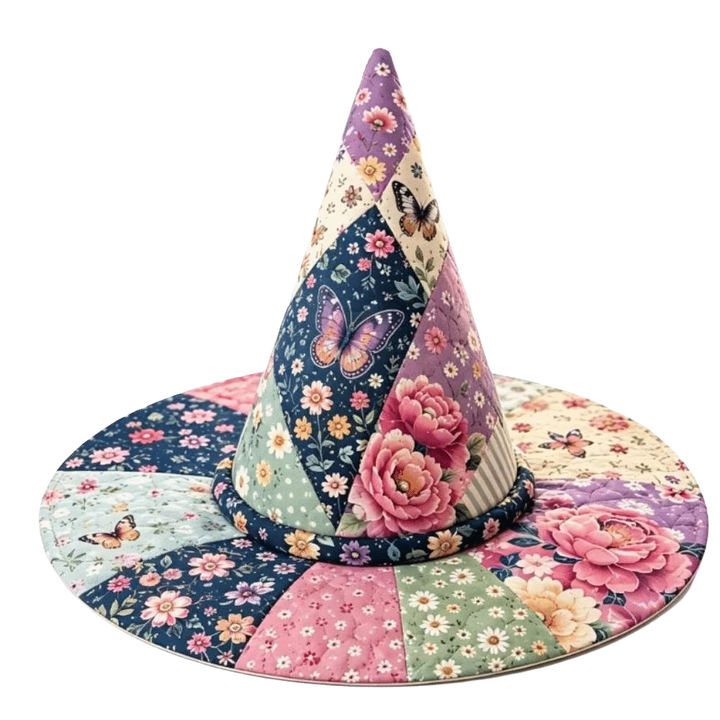 Butterfly Floral Witch Hat