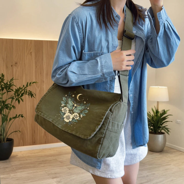 Butterfly Green Purse