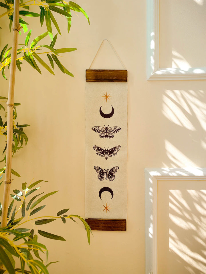 Butterfly Moon Wall Banner