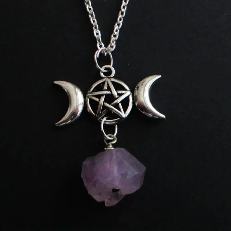 Buy Amethyst Pentacle Necklace