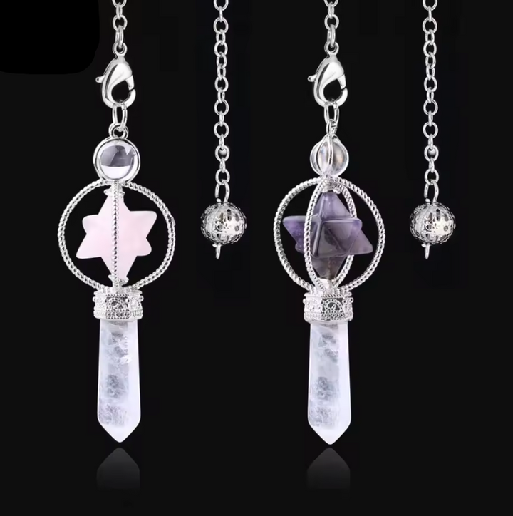 Buy Crystal Clear Quartz Pendulums