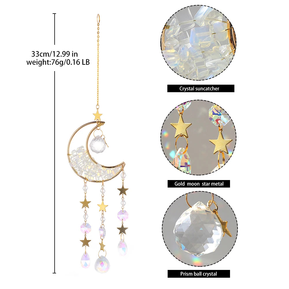 Buy Crystal Moon Boho Suncatchers