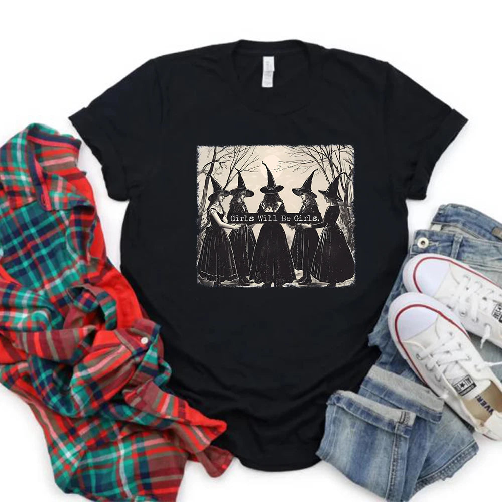 Buy Girls Will Be Girls Witch T-Shirts