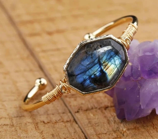 Buy Labradorite Bangle Bracelets
