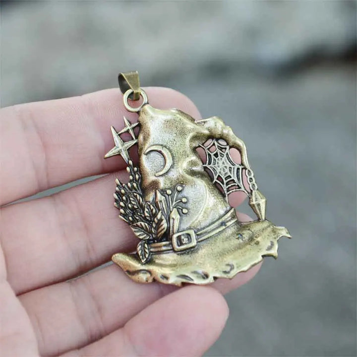 Buy Witch Hat Bronze Necklace