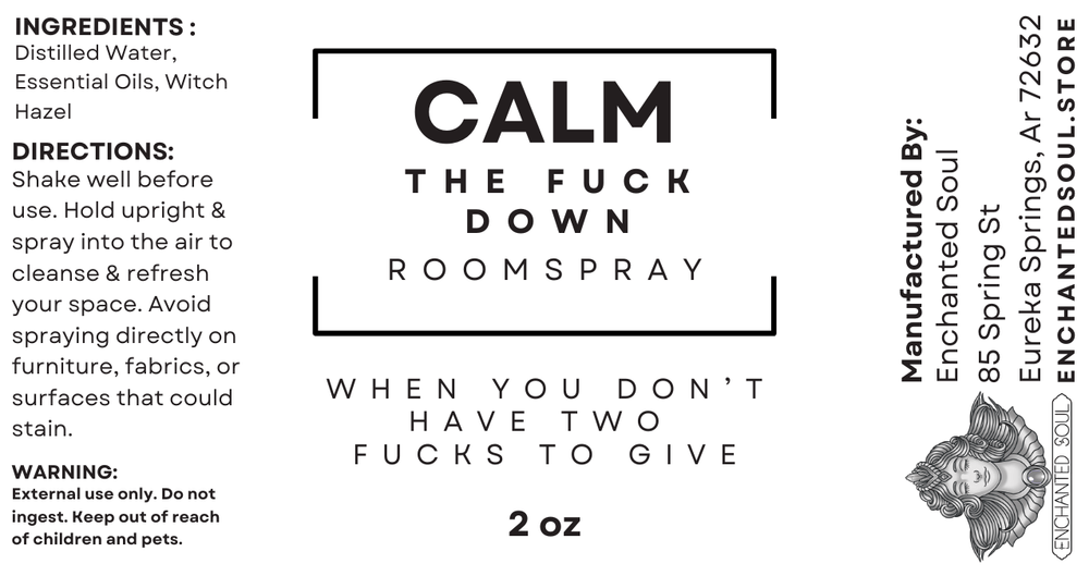 Calm The Fuck Down Room Spray