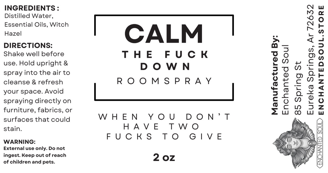 Calm The Fuck Down Room Spray