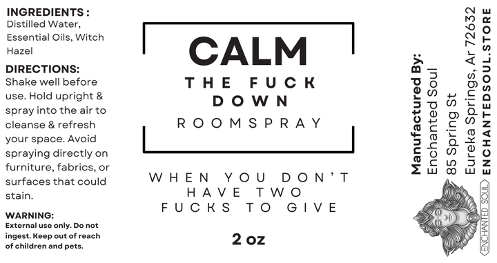 Calm The Fuck Down Room Spray