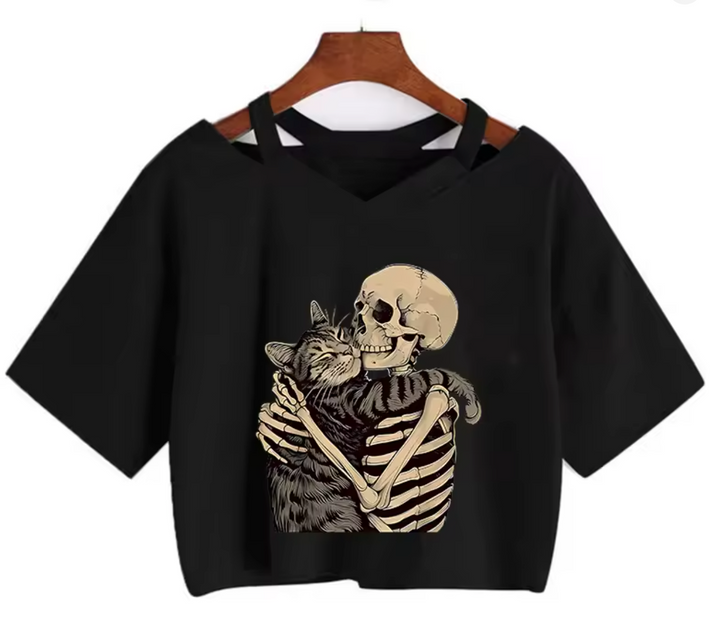 Cat Lover Crop Top