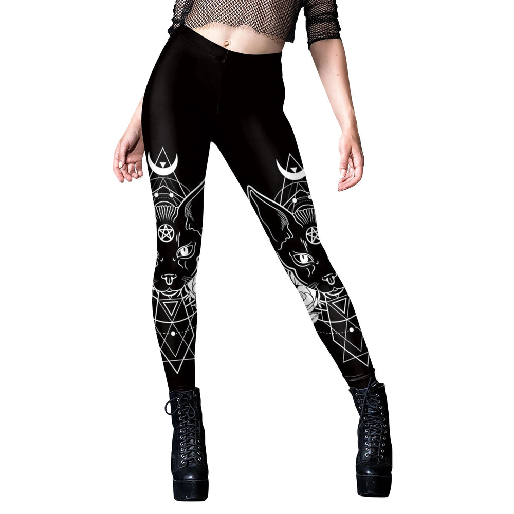 Cat Moon Leggings