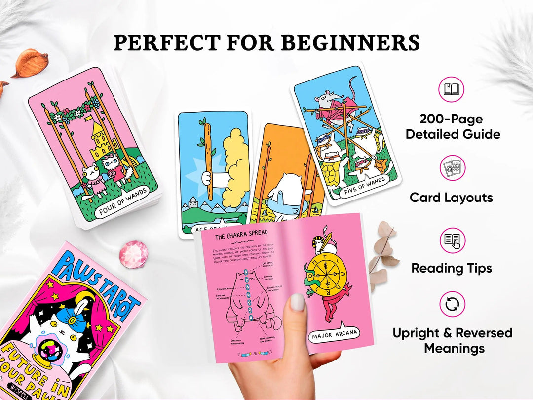 Cat Paws Tarot Deck For Beginners
