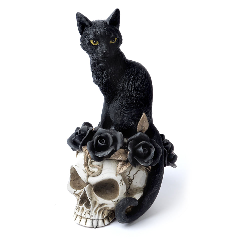 Cat Skull Figurine