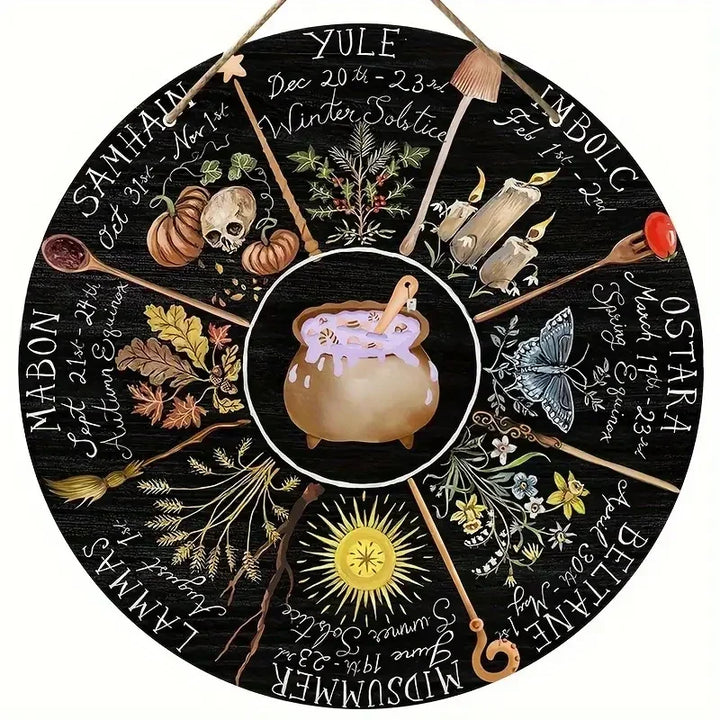 Cauldron Wheel of The Year Pagan Calendar