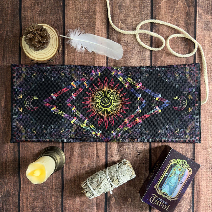 Celestial Moon Sun Tarot Storage Bag
