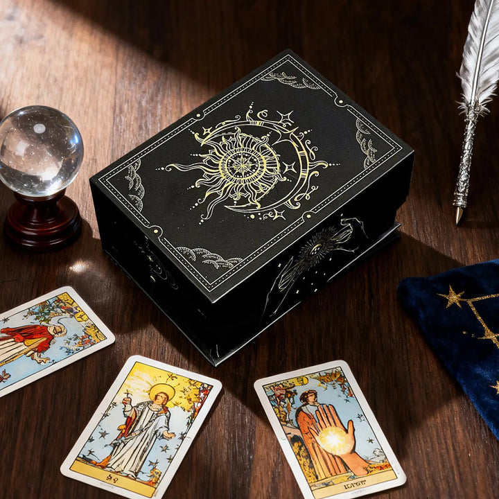 Celestial Tarot Card Wood Box